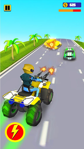 Screenshot Quad Bike Traffic Shooting Gam