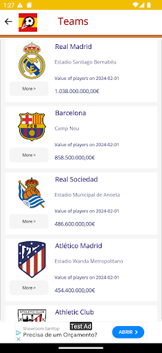 Screenshot La Liga