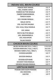 Kinara Village menu 4