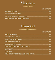 The Fussion House menu 5