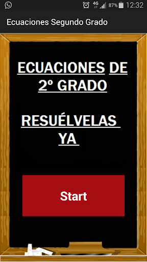 Ecuaciones Segundo Grado