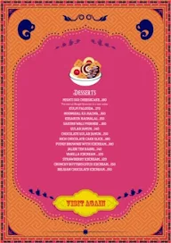 The Grand Trunk Road menu 1