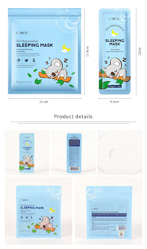 Title 3, Clean Sleep Facial Mask Sheet Wake up to clean...