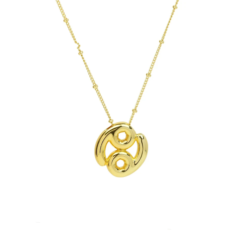 Superbe Collier Bulle Ballon Mignon 12 Constellations. Portez votre signe astrologique avec style et originalité.
