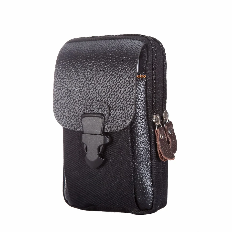 Portefeuille Casual Homme avec Double Fermeture Éclair. Gardez vos pièces et petits objets en sécurité et avec style au quotidien.