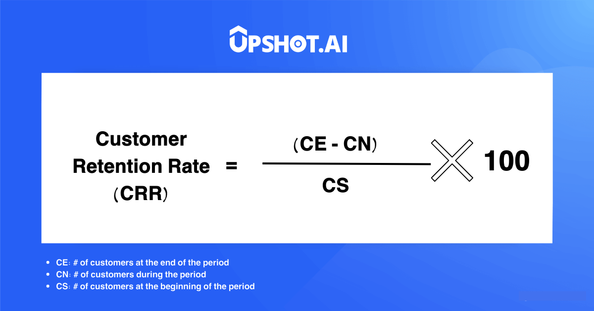 Customer retention rate formula