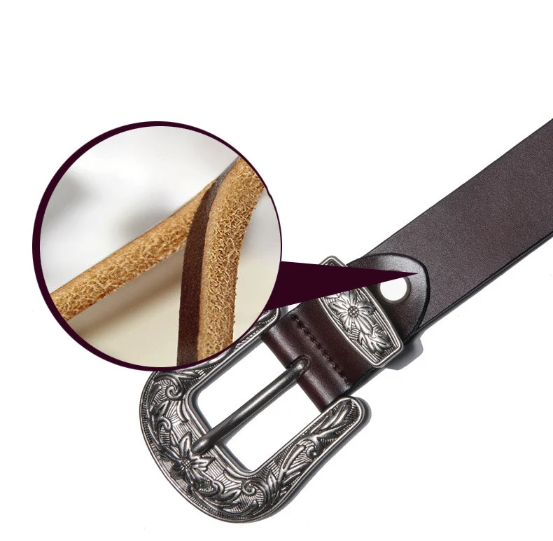 Cinturón decorativo de cuero tallado para moda un accesorio elegante y duradero que realza cualquier atuendo con su diseño artesanal y atractivo visual.