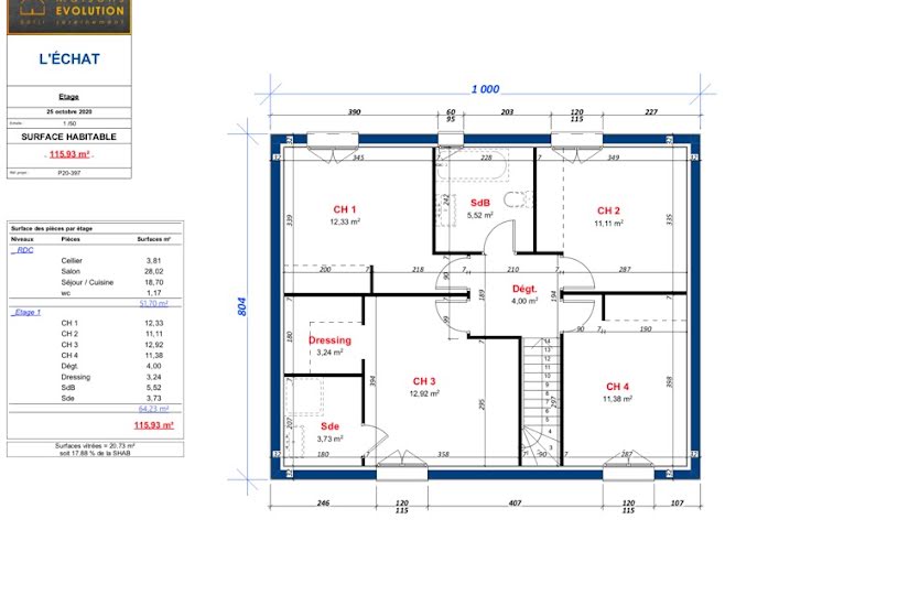  Vente Terrain + Maison - Terrain : 258m² - Maison : 115m² à Villebon-sur-Yvette (91940) 