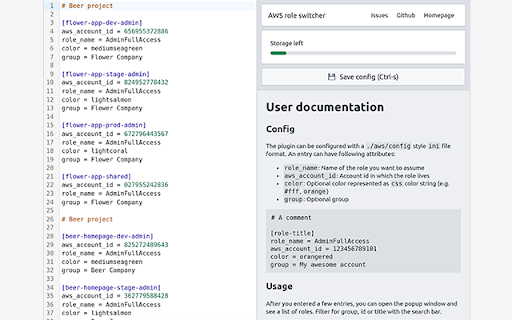 AWS role switch