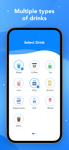 Screenshot Water Tracker, Calorie Counter