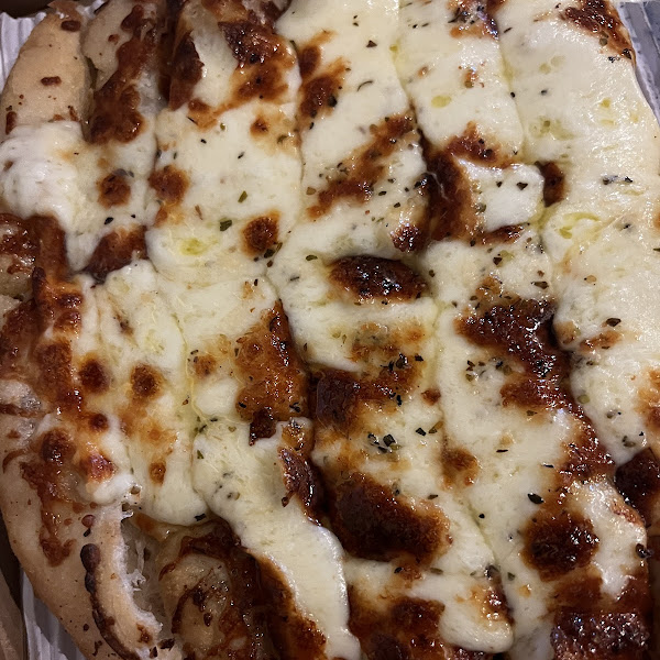 Cheesy garlic bread