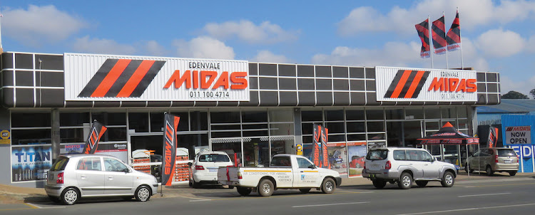 The Edenvale Midas store with the present-day look.