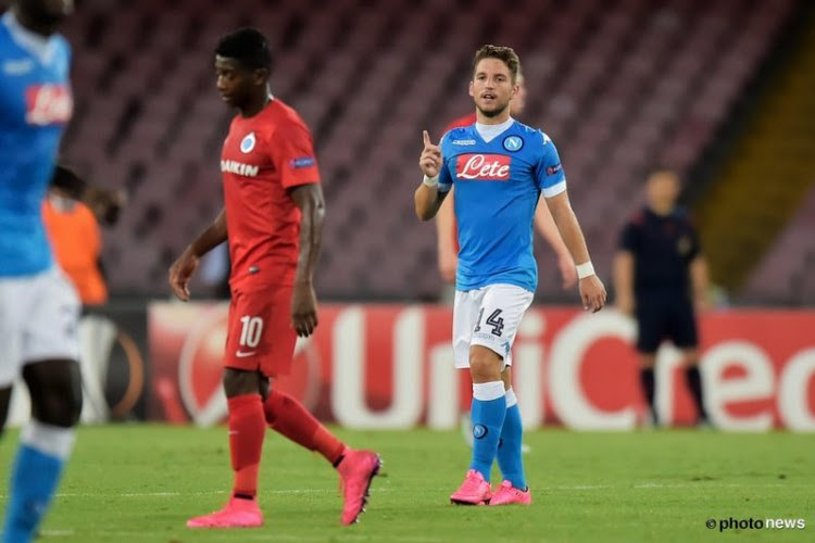 Napoli-coach zorgt voor hilariteit: "Nee ik heb Dries z'n goal niet gezien"