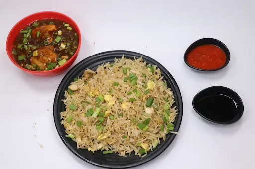 Chicken Manchurian Fried Rice