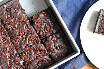 Truly Decadent Bacon Brownies
