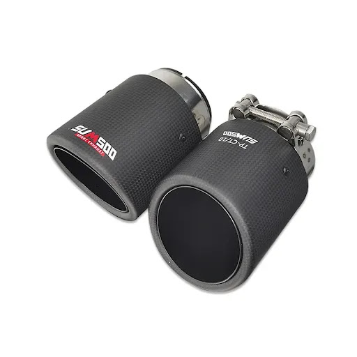 Title 7, Carbon Fiber Exhaust Pipe Muffler Tip