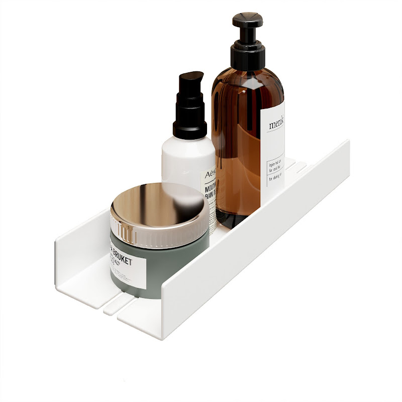 Etagère de douche sans perçage, étagère de douche inox, gel douche  autocollant