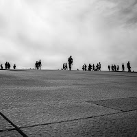 On Oslo's Opera house roof di 