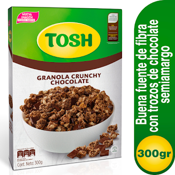 Granola Tosh Chocolate Caja x 300 gr  