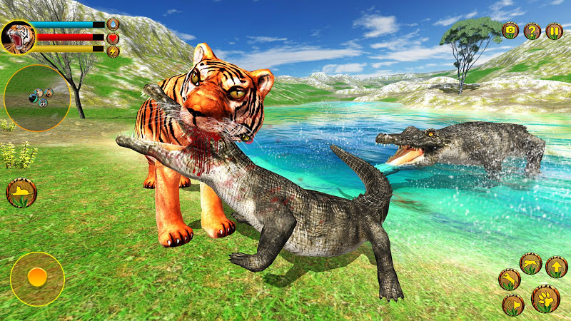 Скриншот Wild Tiger Simulator 3d animal games