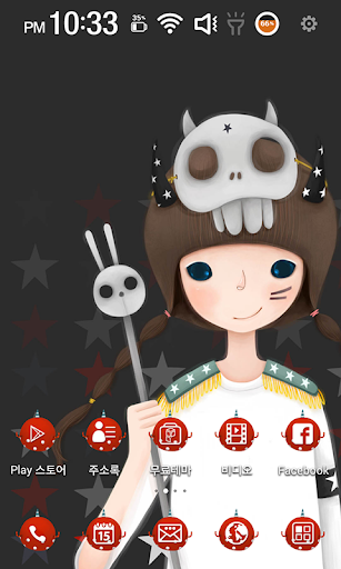 Little Devil Launcher Theme