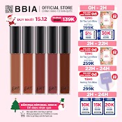 [Bạn Mới Nhập Coshbm - 50% Đơn 0Đ] Son Kem Lì Bbia Last Velvet Lip Tint Version 8 (5 Màu) 5G Bbia Official Store