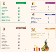 Prabodham Juices menu 1