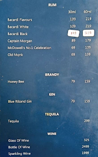 60 Ml Bar & Restaurant menu 4