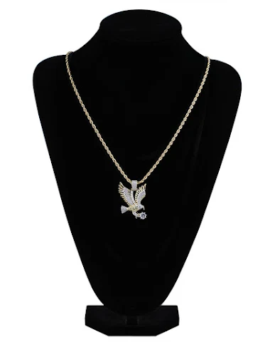 Eagle hip hop men's Necklace - 1