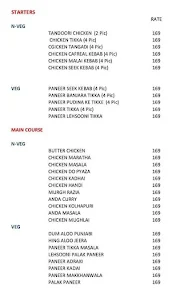 Meal@169 menu 1