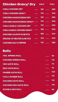 Chilli Garden menu 1