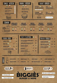 Biggies Burger menu 3