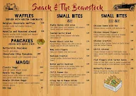 Snack & the Beanstock menu 7