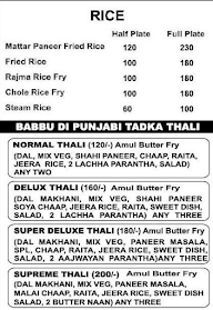 Babu Da Dhaba menu 8