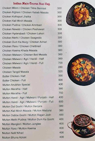 Hotel Anubhav menu 1
