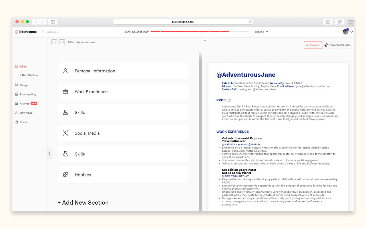 Kickresume - Professional resume builder Preview image 5