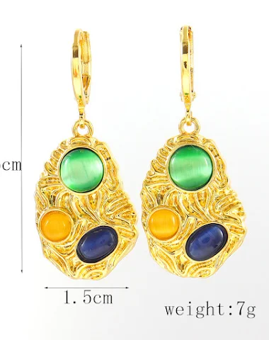 Nouveaux boucles d'oreilles en stra - 3