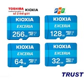 Thẻ Nhớ Microsd Tf Kioxia ( Toshiba ) Micro Sdhc 32Gb | 64Gb | 128Gb | 256Gb C10 Uhs - I 100Mb/S - Bh Chính Hãng Fpt