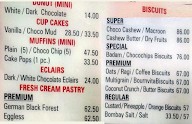 The Baker's Code menu 3