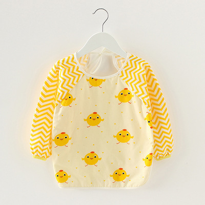 Title 6, Baby Dinner Coverall Bib Spring and Autumn Long...