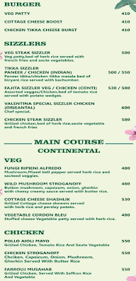 Valentina Dine & Wine menu 7