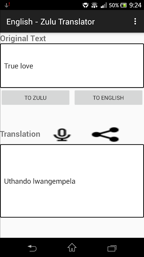 translate hypothesis from english to zulu language