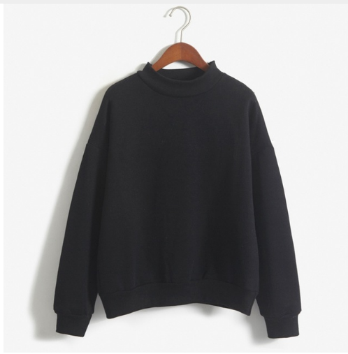 Suéter feminino outono inverno manga longa estilo coreano solto com cores espessas e decote em V, ideal para um visual elegante e aquecido.