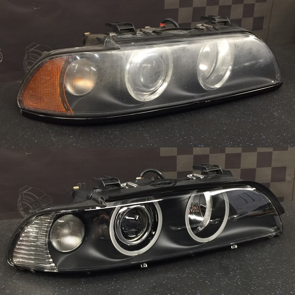 Angel Eyes Scheinwerfer links BMW e90 schwarz NEU „Reliable“ in