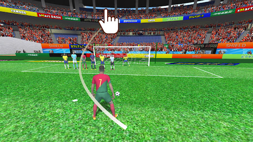 Screenshot Soccer football game goal 2023