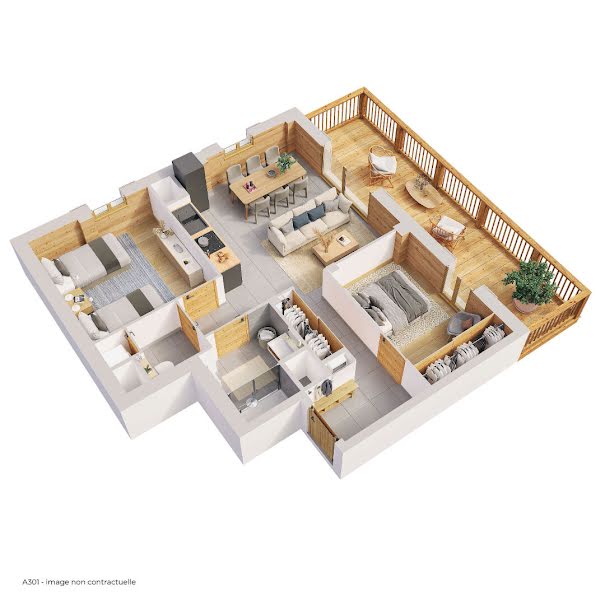Vente appartement 3 pièces 57.96 m² à Morzine (74110), 650 000 €