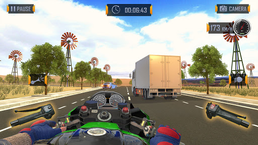 Screenshot Highway Motorbike Drag Racing