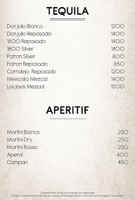 Mister Merchant’s menu 8