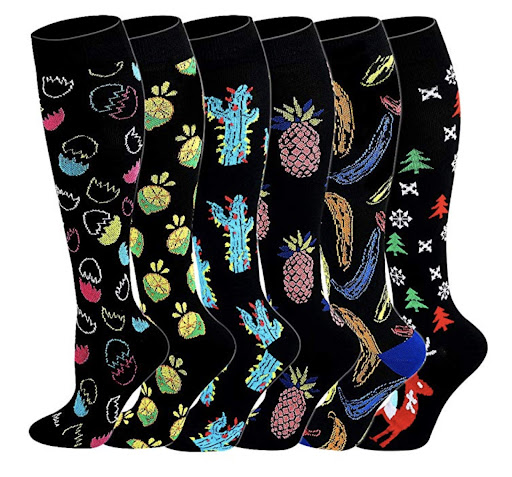 Title 5, Cycling Socks, Sports Compression Socks, Mixabl...