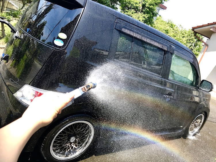 bBの洗車・雨に関するカスタム事例の投稿画像2枚目
